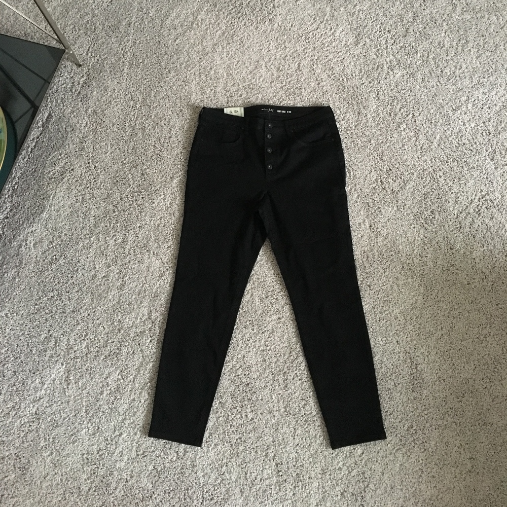 Maison Jules black high-rise jeans